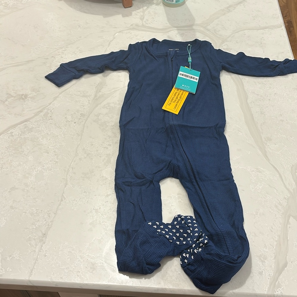 New with tags posh peanut waffle footie